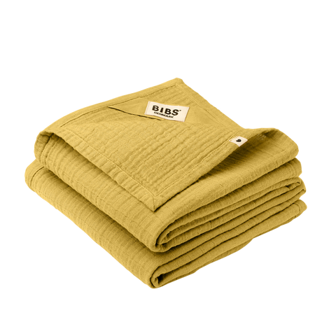 BIBS Muslin Cloth 2 PK- Mustard
