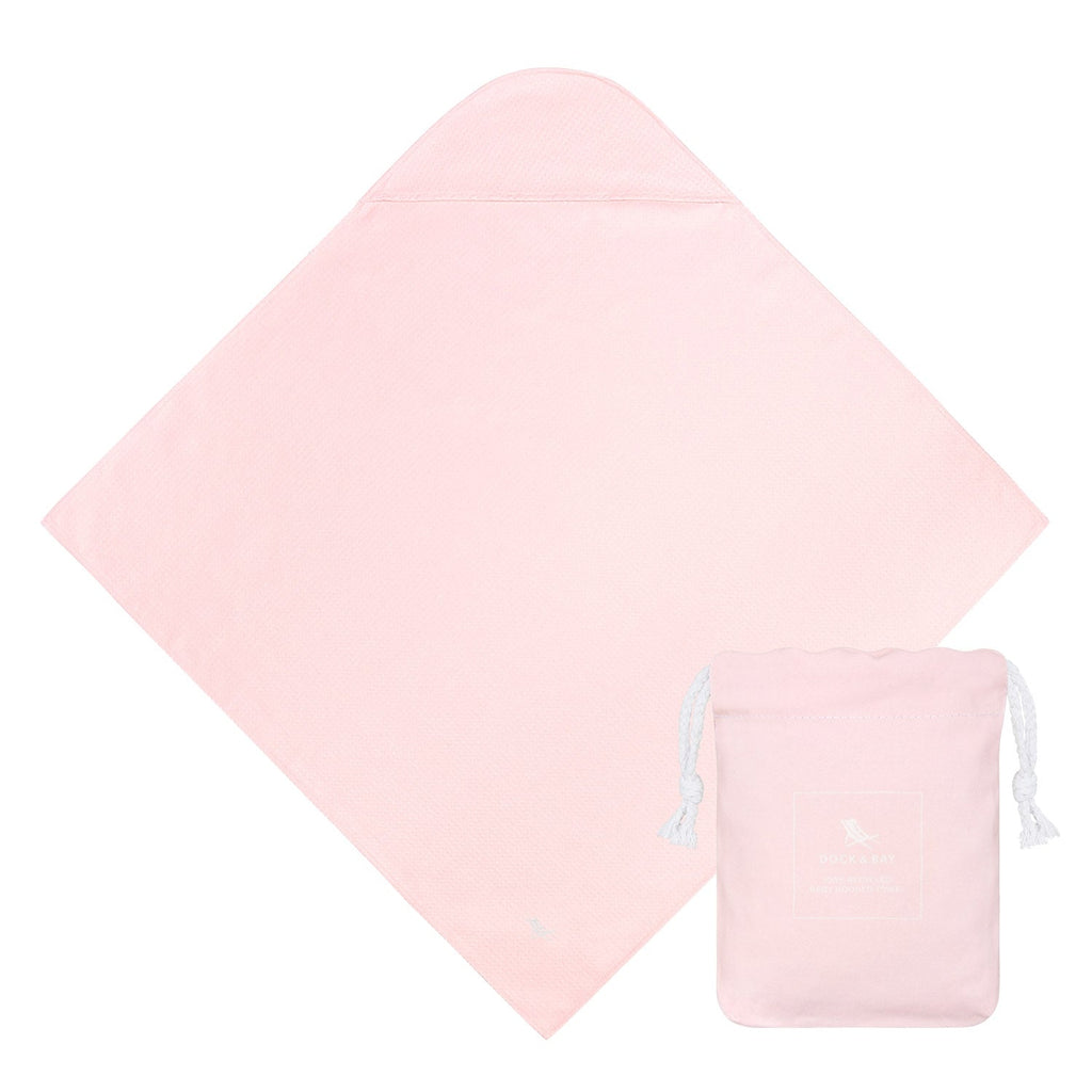 Baby Hooded Towel-Peekaboo Pink