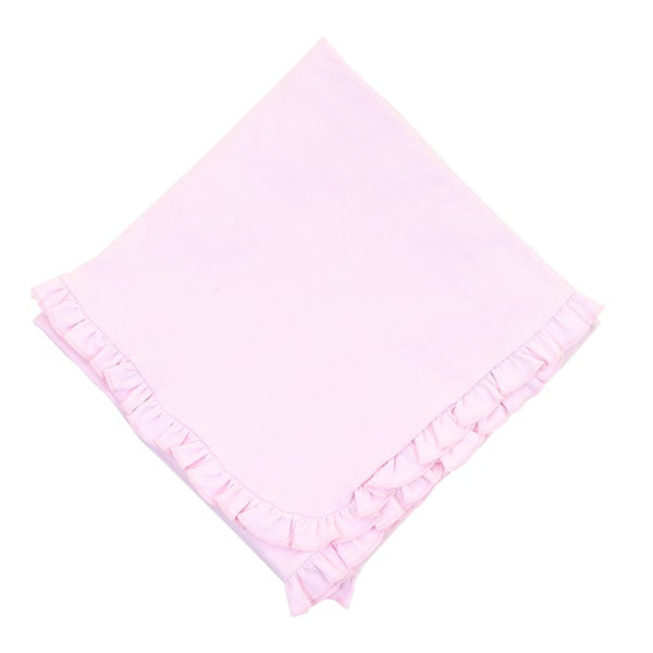 ESSENTIALS SOLID RUFFLE BLANKET (2 Colors)