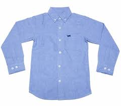 Jack Thomas L/S Oxford Dress Shirt- Blue Moon