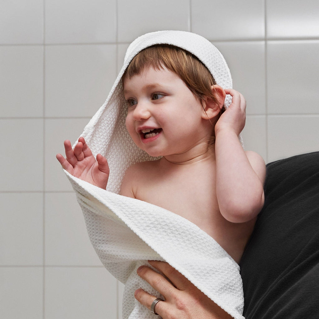 Baby Hooded Towel-Wishful White
