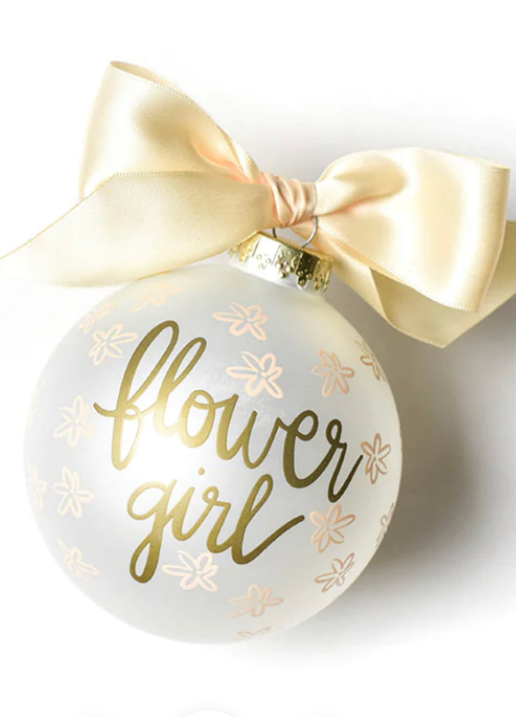 Flower Girl-Glass Ornament