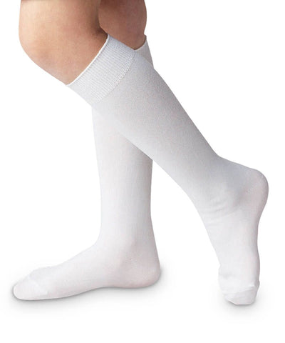 White tall socks